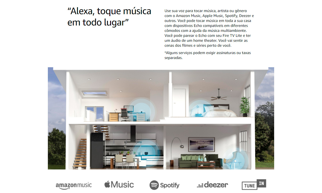 Amazon Echo 4ª Geração com Alexa - Preto